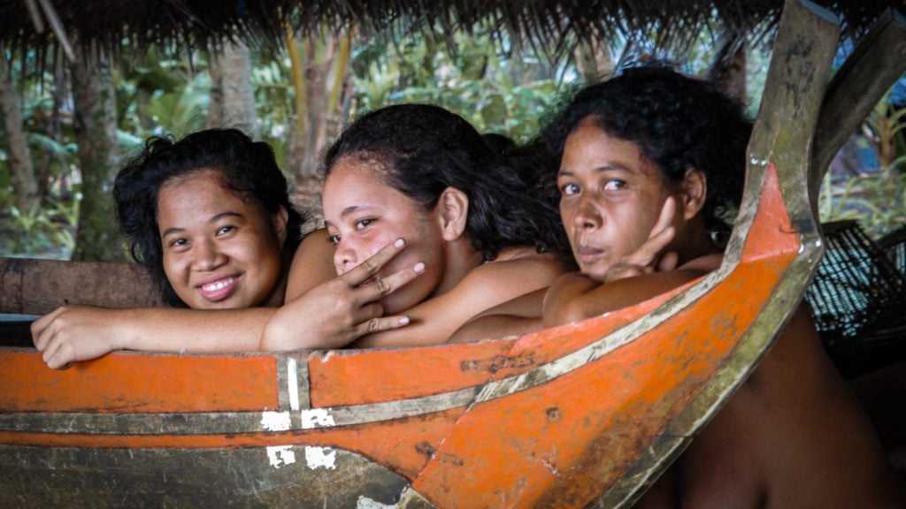 indigenous girls in North pacific